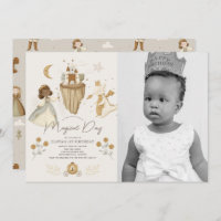 Princess Dragon Fairytale Dark Skin 1st Birthday