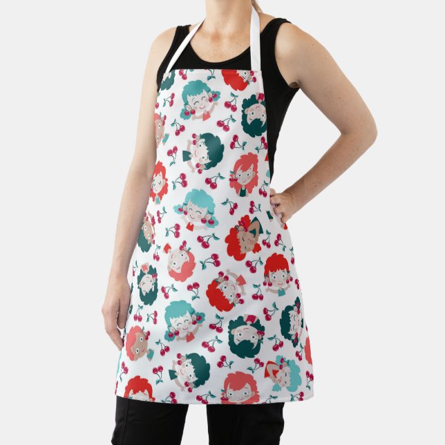 Princess earrings apron (Insitu)