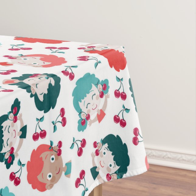 Princess earrings tablecloth (In Situ)