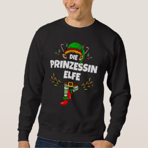 Princess Elf Girl Christmas Elf Xmas Sweatshirt