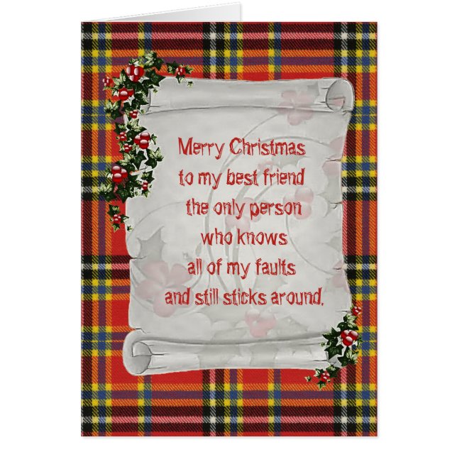 Princess Elizabeth Tartan Best Friend Christmas (Front)