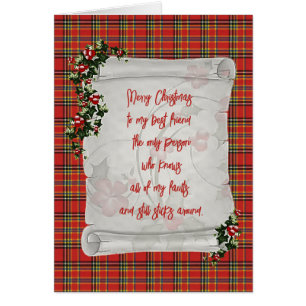 Princess Elizabeth Tartan Best Friend Christmas