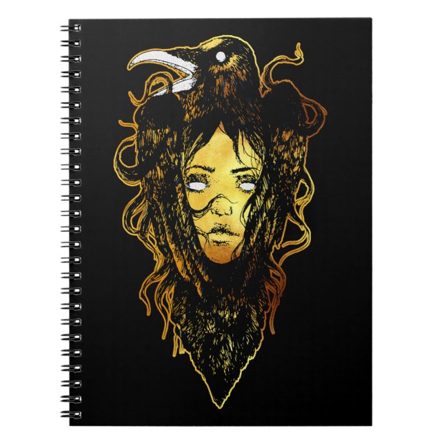 Princess Embraced by a Crow Notebook (Front)