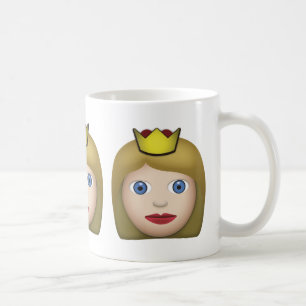 Princess Emoji Coffee Mug