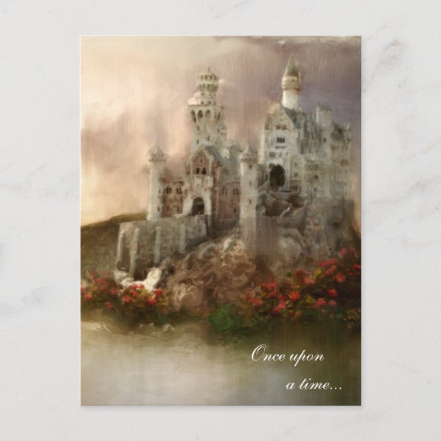 Princess Fantasy Castle Wedding Gifts Postcard (Front)