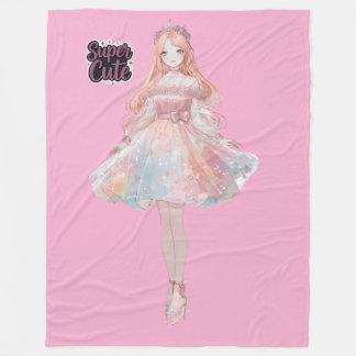 Princess Fleece Blanket | Cosy Fairytale Throw | E
