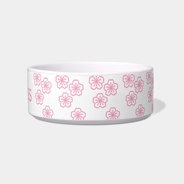 Princess Floral Pet Bowls (Right)