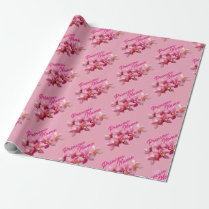 Princess Flower Wrapping Paper HAMbyWG