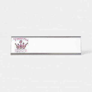 Princess Forever Desk Name Plate