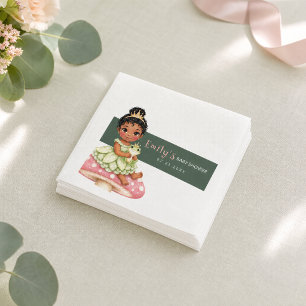 Princess Frog Baby Shower Napkins