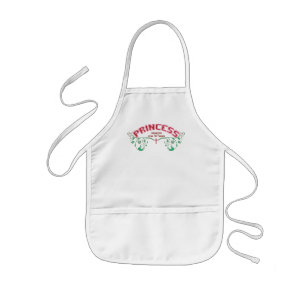 Princess girls' Christian baking/cooking apron