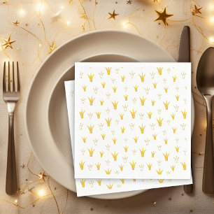 Princess Gold Crown Napkin
