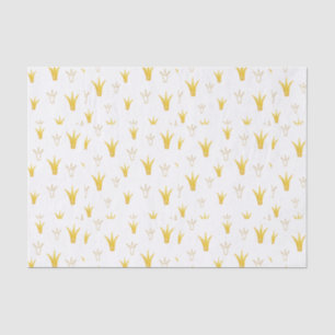 Princess Gold Crown Tissue Paper