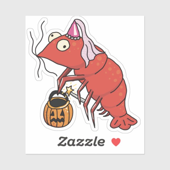 Princess Halloween Shrimp Trick or Treating (Sheet)