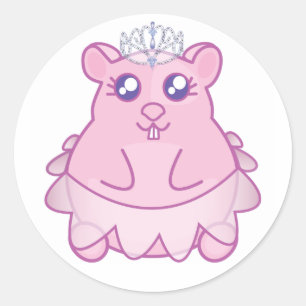 Princess Hamster Stickers