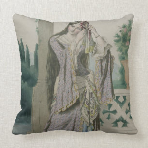 Princess Helen, engraved by the Thierry Brothers, Cushion