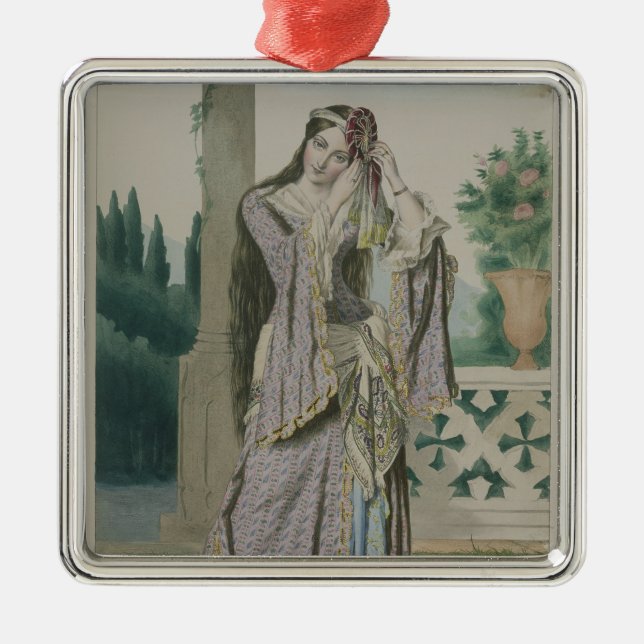 Princess Helen, engraved by the Thierry Brothers, Metal Ornament (Front)