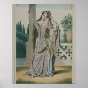 Princess Helen, engraved by the Thierry Brothers, Poster