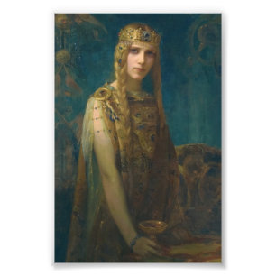 Princess Helen Wearing a Crown Photo Print