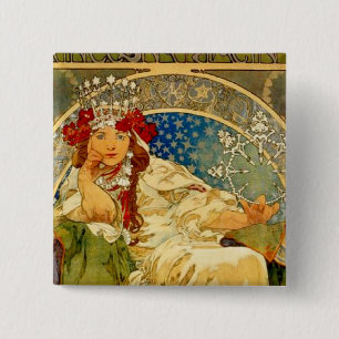 Princess Hyacinth 15 Cm Square Badge