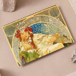 Princess Hyacinth by Mucha  iPad Mini Cover<br><div class="desc">Alphonse Maria Mucha (1860-1939) is most often remembered for the prominent role he played in shaping the aesthetics of French Art Nouveau at the turn of the century.</div>