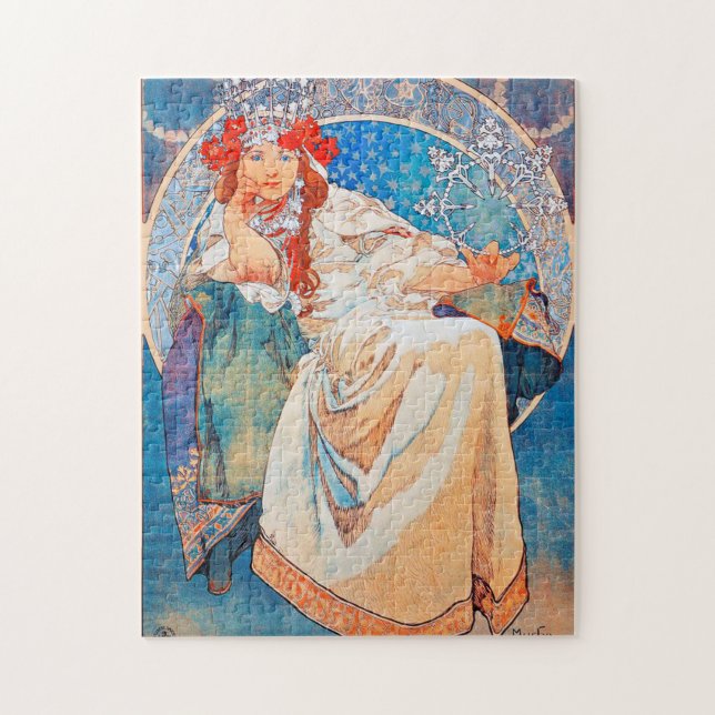 Princess Hyacinth, Mucha Jigsaw Puzzle (Vertical)