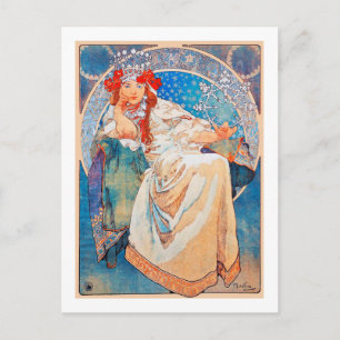 Princess Hyacinth, Mucha Postcard