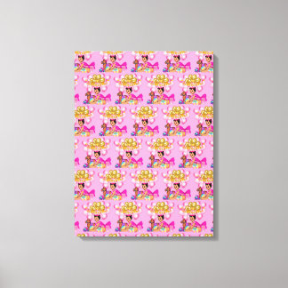 Princess in Pink Canvas Print