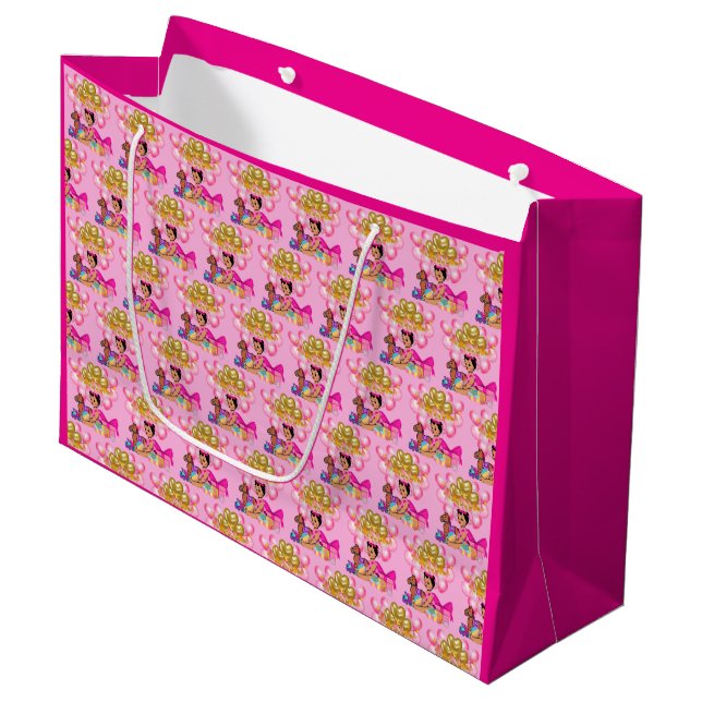 Princess in Pink  Large Gift Bag (Front Angled)