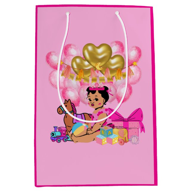 Princess in Pink  Medium Gift Bag (Front)