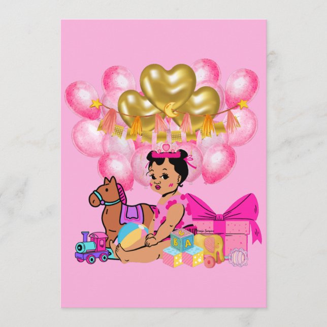 Princess in Pink  Menu (Front)