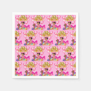 Princess in Pink Napkin