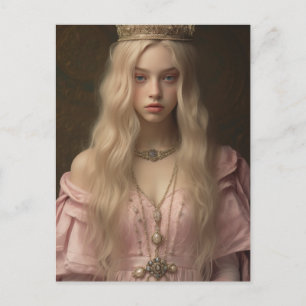 Princess in Pink Postcard