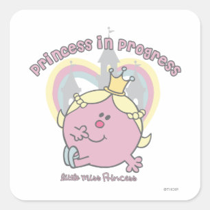 Princess in Progress Square Sticker