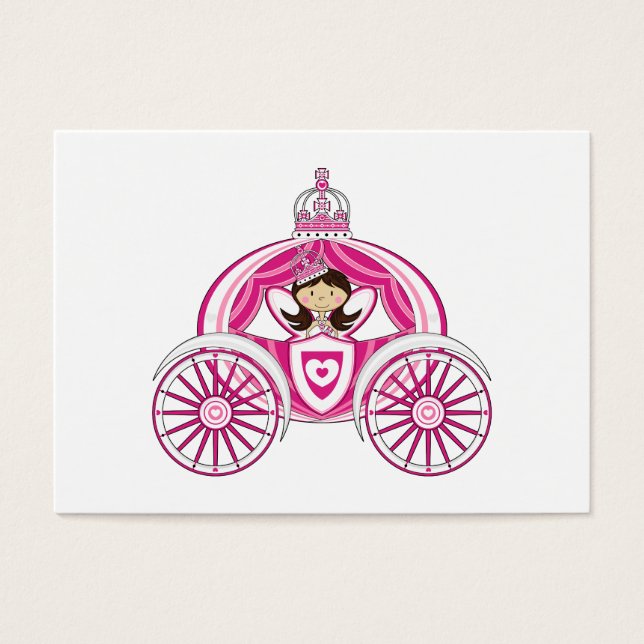 Princess in Royal Carriage Bookmark (Front)