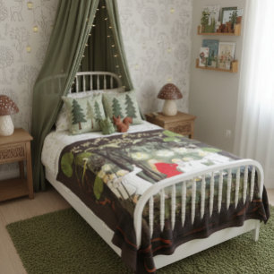 Princess in the Forest Sibylle Von Olfers Fleece Blanket