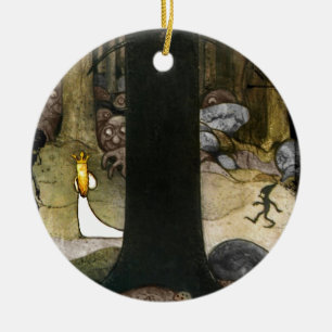 Princess in the Woods Ceramic Ornament