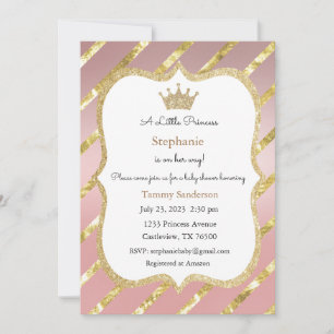 Princess Invitation, Baby Shower Invitation