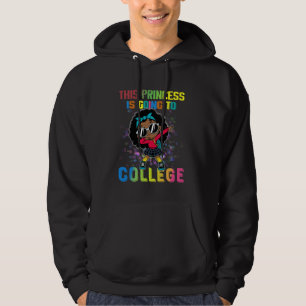 Princess Is Going To College Dabbing Melanin Black Hoodie