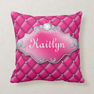 Princess Jewellery Pillow Tufted Satin Diamond