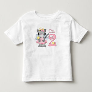 Princess Kitty 2nd Birthday Toddler T-Shirt