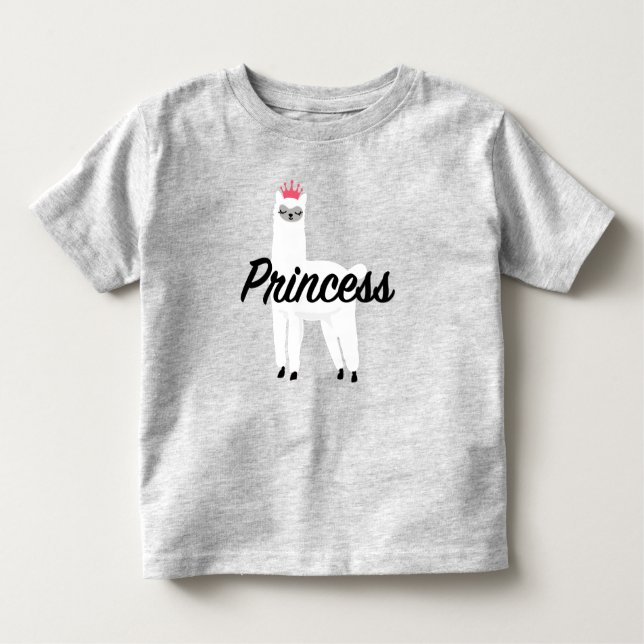 Princess Lama Design - Baby Fine Jersey T-Shirt (Front)