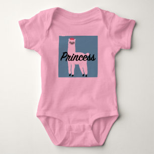 Princess Lama Design - Baby Jersey Bodysuit
