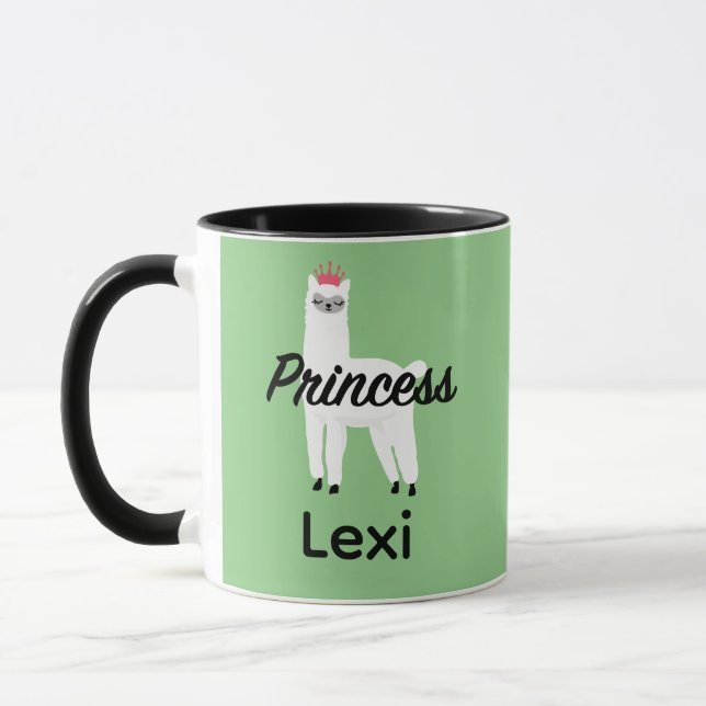 Princess Lama Design - Combo Mug (Left)