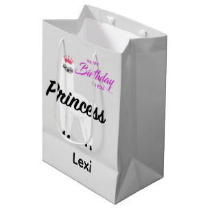 Princess Lama Design - Gift Bag - Large