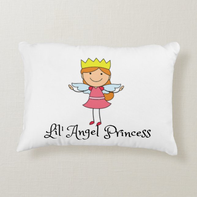 PRINCESS LIL' ANGEL PILLOW (Back)