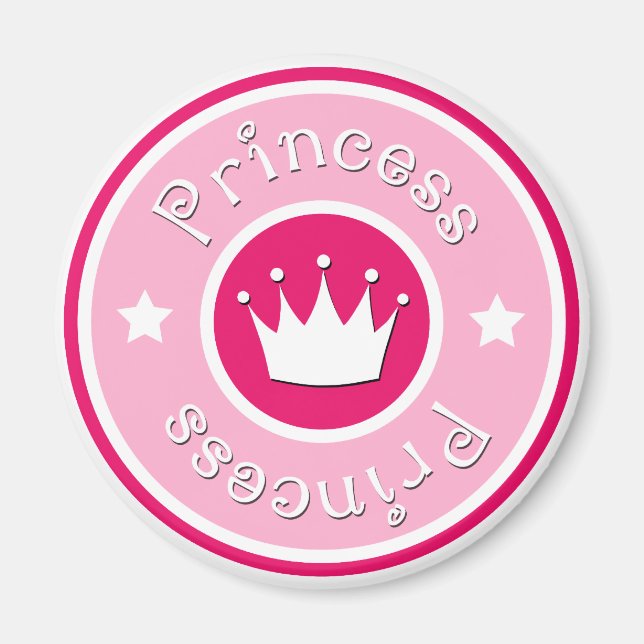 Princess Logo Magnet (Front)
