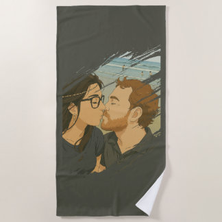 Princess love beach towel