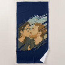 Princess love beach towel