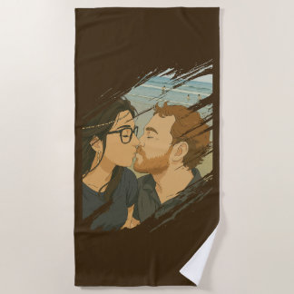 Princess love beach towel